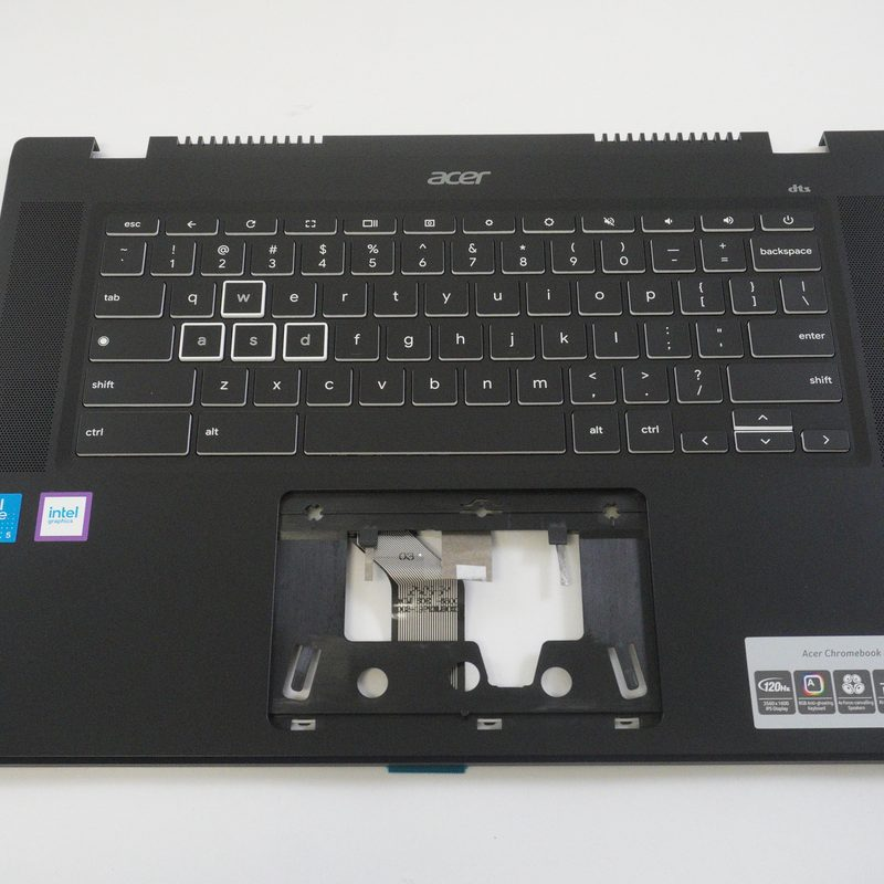 6B.KRVN7.023 Acer US Palmrest Keyboard Obsidian Black CBG516-2H-59S4