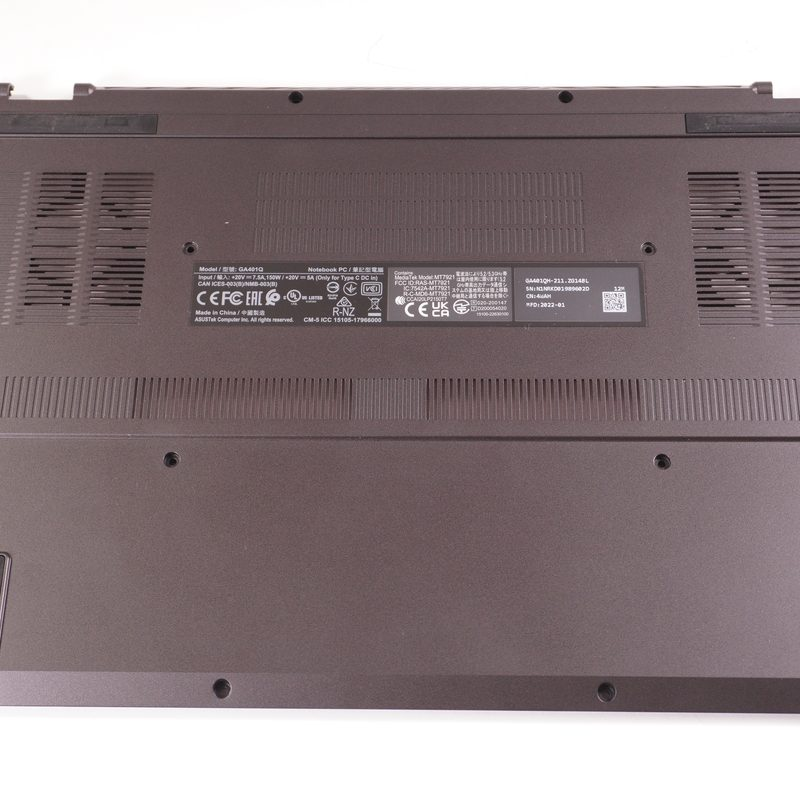 90NR05S3-R7D010 Asus Bottom Base Cover GA401QH-211.ZG14BL
