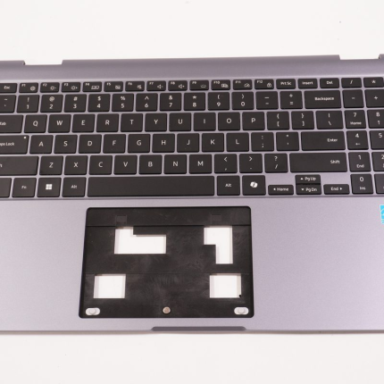 BA59-04778A Samsung Palmrest & Keyboard Tungsten Gray NP750QGK-KG3US