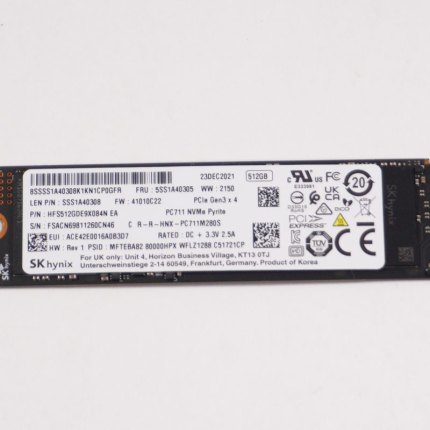 HFS512GDE9X084N Samsung 512GB PCIe NVMe Gen3 x4 M.2 2280 SSD Drive