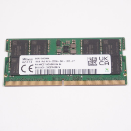 HMCG78AGBSA095N Hynix 16GB PC5-5600B 1RX8 5600MHz DDR5 SO-DIMM RAM Memory Q543MJ-U93050