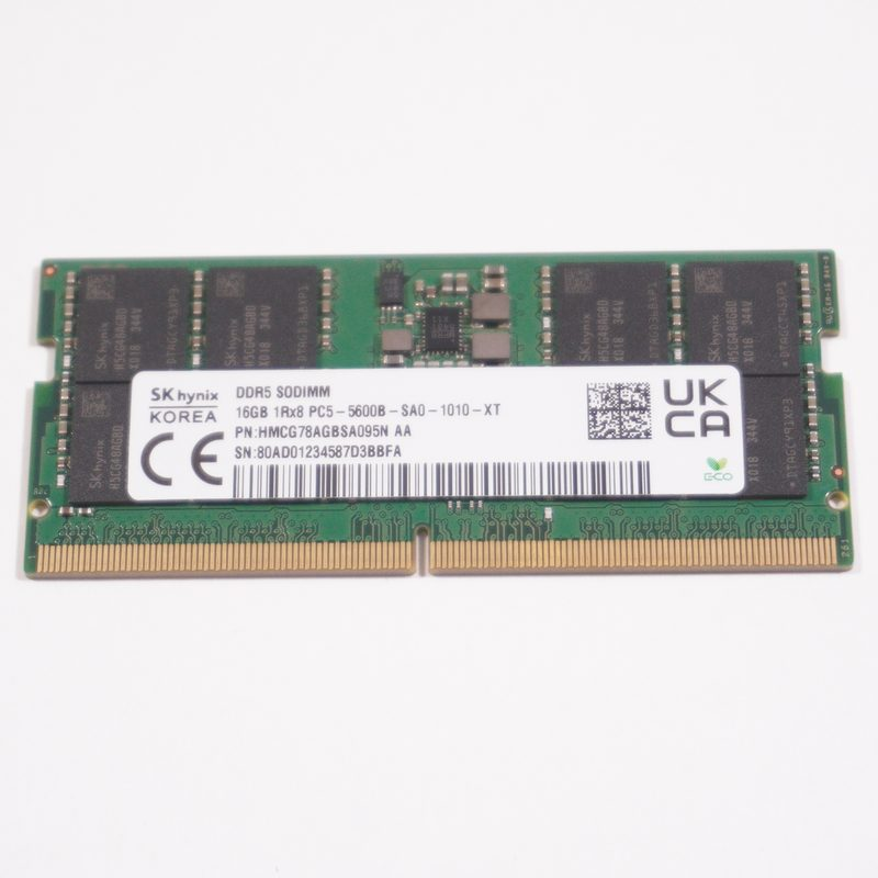 HMCG78AGBSA095N Hynix 16GB PC5-5600B 1RX8 5600MHz DDR5 SO-DIMM RAM Memory