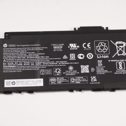 HSTNN-OB1P HP BATTERY 3CELL 43Wh 3.75Ah LI PP03043XL-PL