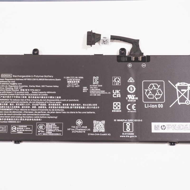 HSTNN-OB3K Hp 59.16Wh 4854Mah 11.58V 3C Battery 14-FM0013DX