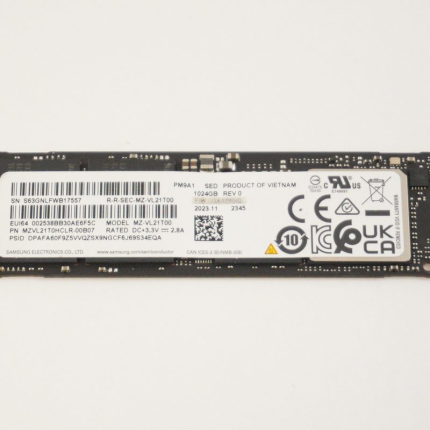 KN.01K0B.008 Samsung 1TB NVMe PCIe 2 3.0 M.2 2280 SSD Drive PHN16-72-99PA