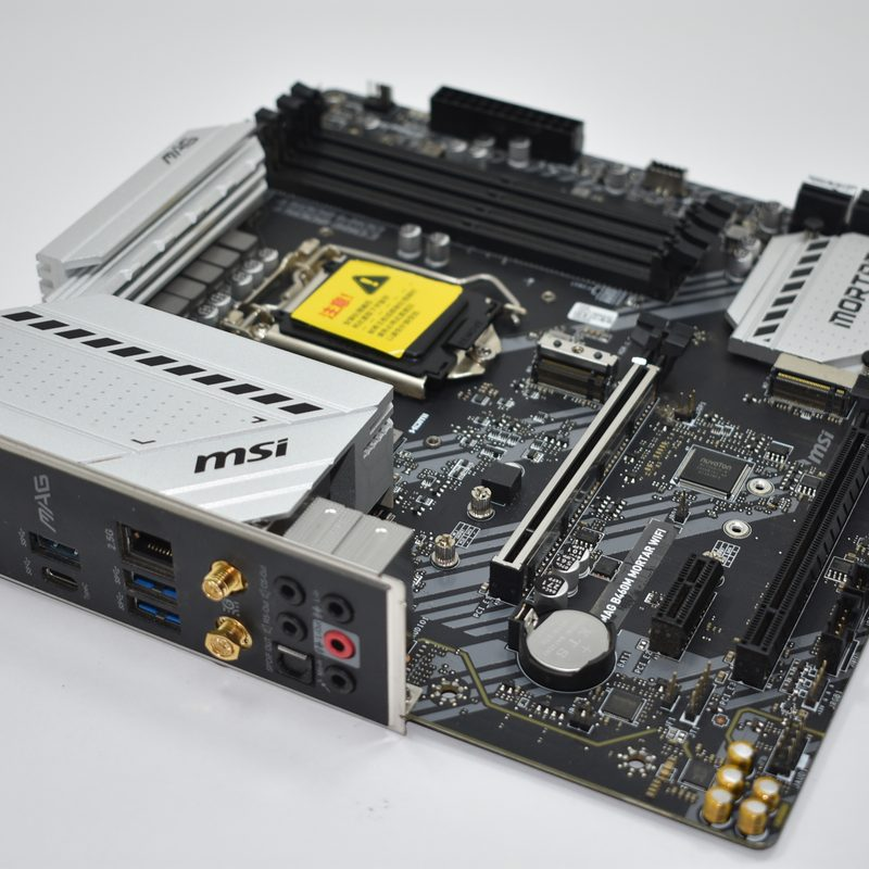 MAGB460MMORTARWIFI MSI Intel LGA1200 DDR4 WiFi No IO Shield Plate Motherboard