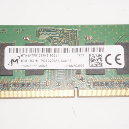 MTA4ATF51264HZ-3G2J1 Micron 4GB PC4-3200AA DDR4 3200Mhz SO-DIMM Memory