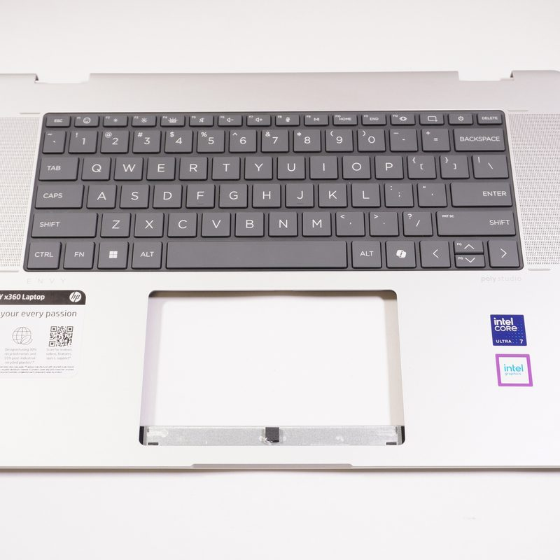N86627-001 Hp US Palmrest Keyboard Silver 16-AC0013DX 16-AC0033dx