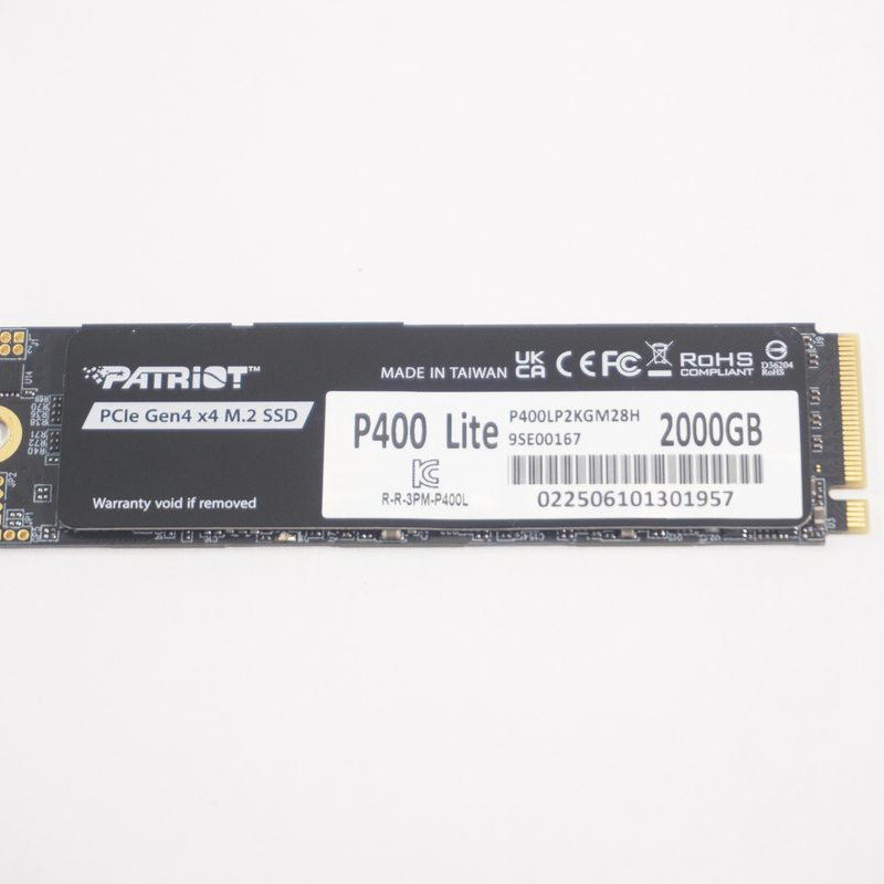 P400LP2KGM28H Patriot 2TB PCI Express NVMe 4.0 x4 M.2 2280 SSD