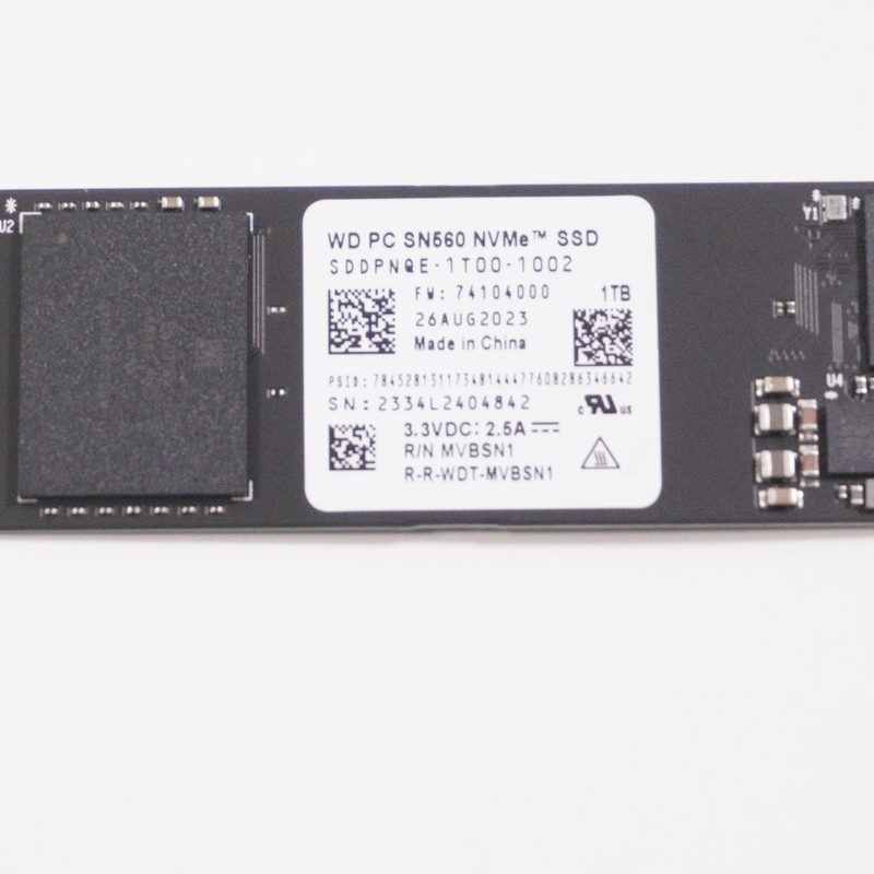 SDDPNQE-1T00-1002 Western Digital 1TB NVMe PCIe Gen 4x4 M.2 2280 SSD Drive
