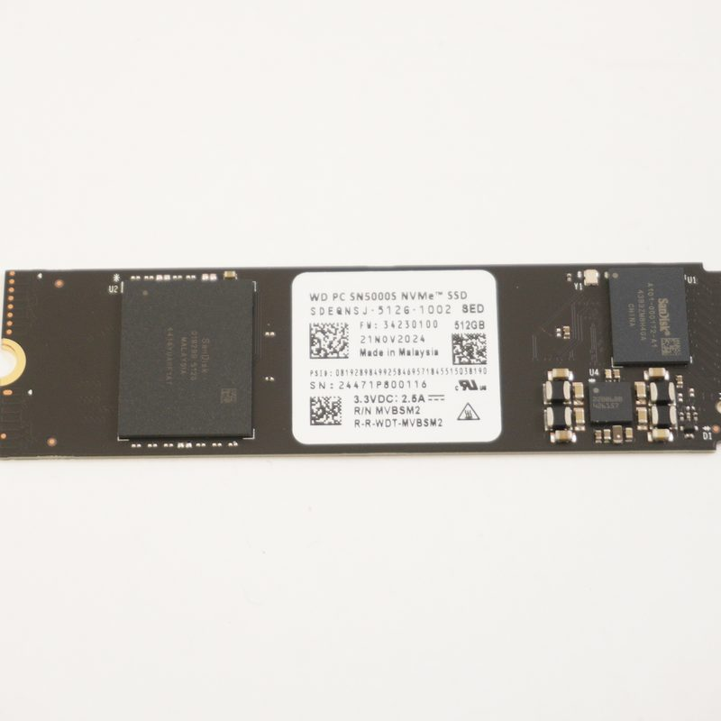 SDEQNSJ-512G-1002 Western Digital 512GB M2 2280 NVME SSD Drive