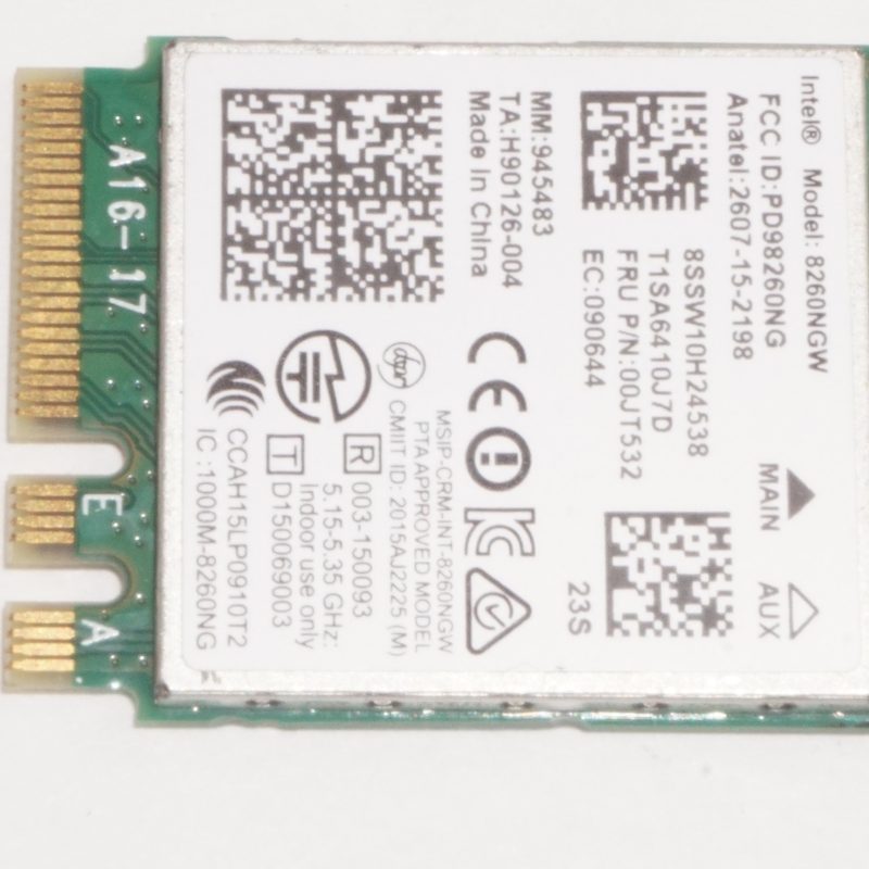 00JT532 Lenovo Wireless Card 20FB002RUS X1 CARBON 4TH GEN