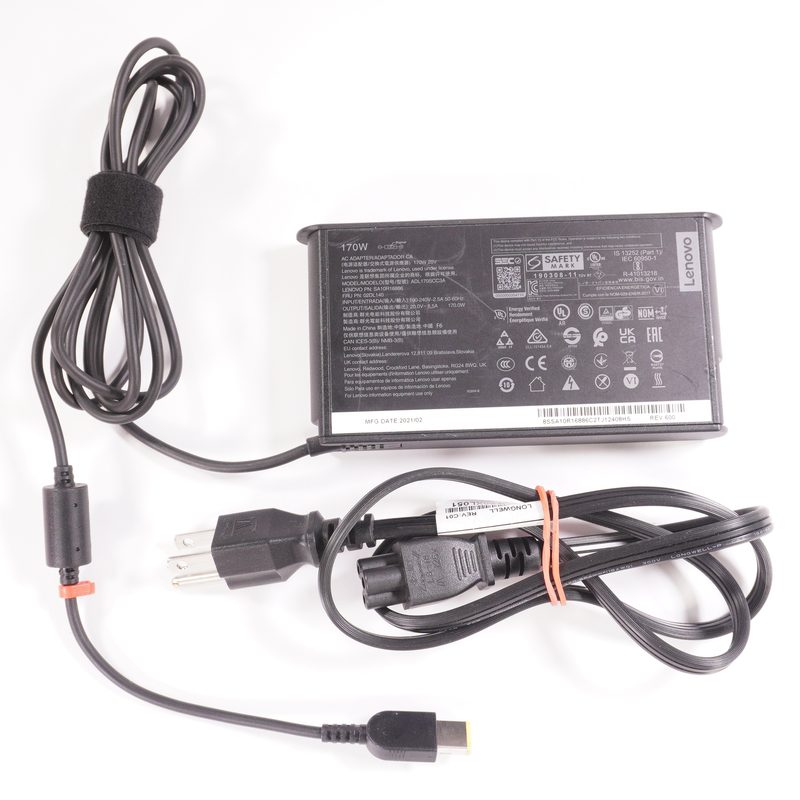 02DL140 Lenovo 170W 20V 8.5A Ac Adapter 82K8000RUS/82K80081US