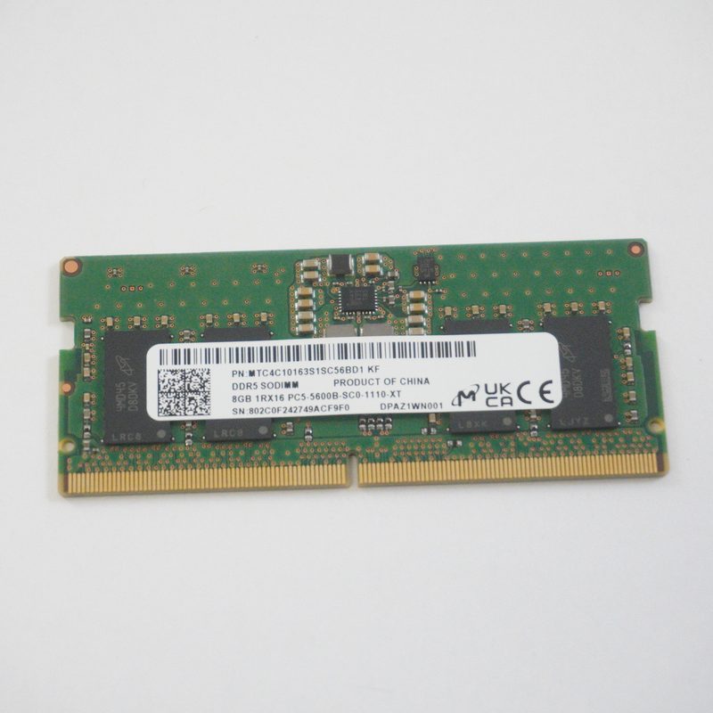 03A12-00011200 Asus 8GB 5600B PC5 DDR5 SO-DIMM V500SVC-I5512