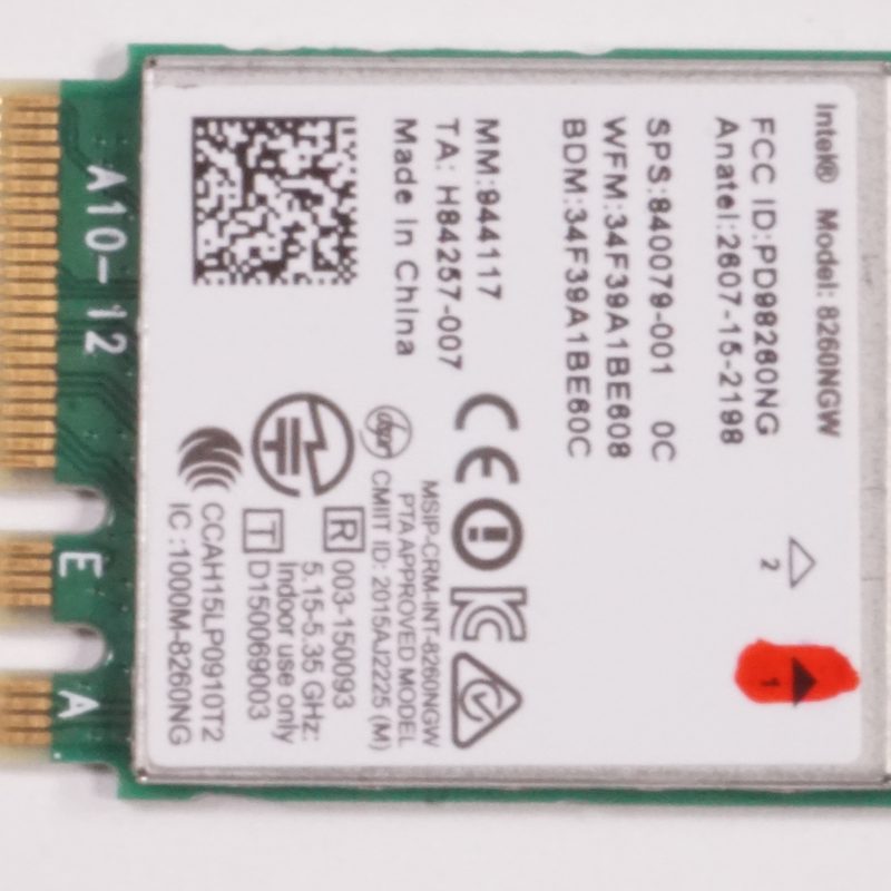 0C012-00090300 Asus Wireless Card UX360CA-UBM1T Q324UA-BHI7T17