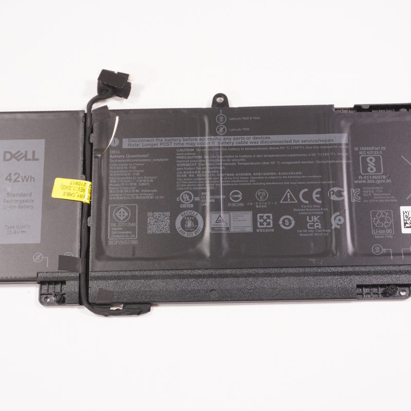 0GH5Y5 Dell 42WH 3500Mah 13.2V LI-ION BATTERY