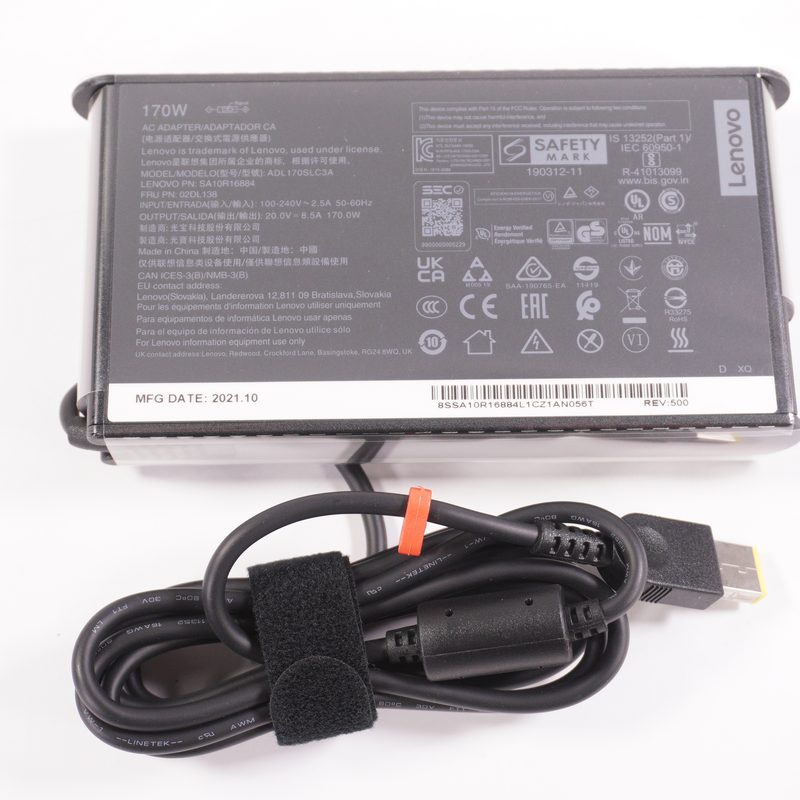 5A11K67851 Lenovo 170W 20V 8.5A 3P Ac Adapter 83DN0006US YOGA PRO 9 16IMH9