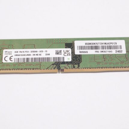5M30Z71739 Lenovo 8GB PC4-3200AA 3200Mhz DDR4 DIMM Memory 90RB0027US