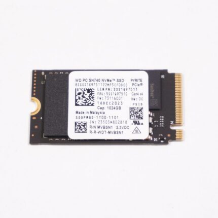 5SS1G97510 Western Digital 1TB PCIe NVMe Gen4x4 M.2 2242 SSD Drive