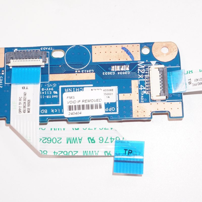 858259-001 Hp Touchpad Board 17-X121DX 17-X010DS 17-x014ds 17-x017ds