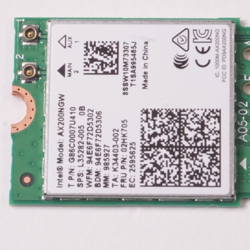 AX200NGW Lenovo Wireless Card 81TE0000US
