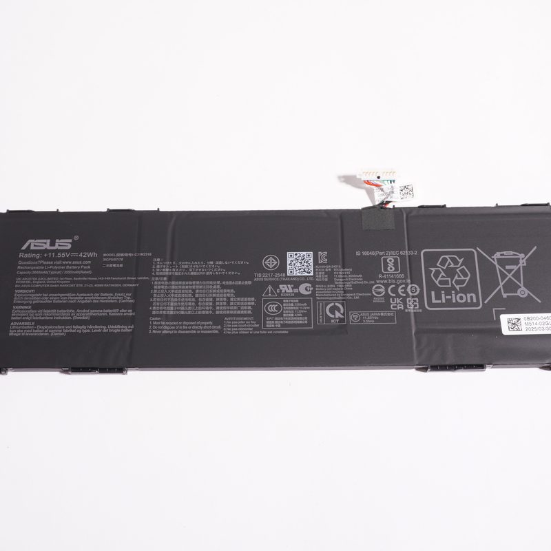 C31N2315 Asus 42Wh 3640mAh 11.55V Battery CX1405CKA-CL464 CX1405CTA-I38128