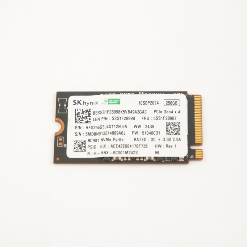 HFS256GEJ4X112N-EA Hynix 256GB PCIe NVMe Gen4x4 M.2 2242 SSD Drive 82H803SDUS