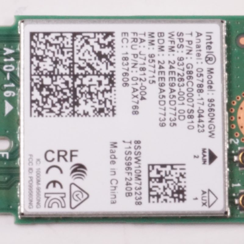 KE.11A0N.010 Acer Wireless Card NH.Q3ZAA.001 AN515-53-52FA-US AN515-53-55G9