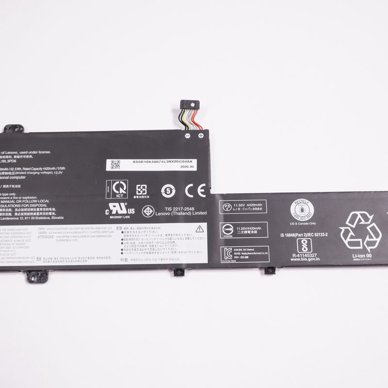 L19C3PD6 Lenovo 11.55V 52.5 Wh  4420 mAh Battery