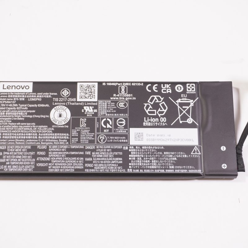 L23M2PK0 Lenovo 7.76V 49.2Wh 2cell 6221mAH Battery 83E10000US Legion Go 8APU1