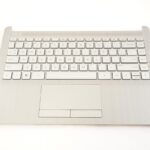 L48648-001 Hp US Palmrest Keyboard With Touchpad Silver 14-CF2733WM 14-DK1022WM