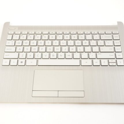 L48648-001 Hp US Palmrest Keyboard With Touchpad Silver 14-CF2733WM 14-DK1022WM