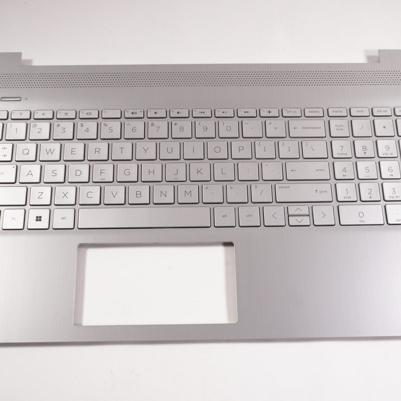 L60341-001 Hp US Palmrest Keyboard Natural Silver