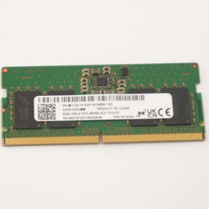 MTC4C10163S1SC48BA1 Micron 8GB PC5-4800B DDR5 4800 SO-DIMM Memory IdeaPad Gaming 3 15ARH7