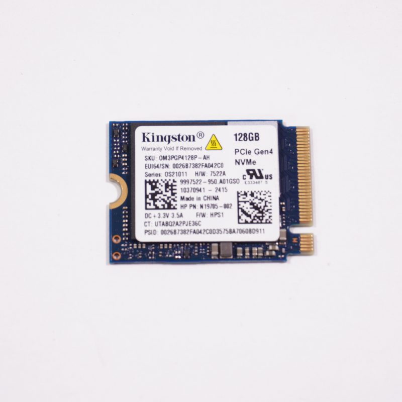 N42382-005 Hp SSD 128GB 2230 PCIe NVMe 4x4 Value 22-DG0024