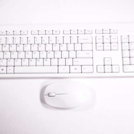 N51066-001 Hp US Keyboard/ Mouse Assembly (White) 27-CR0034