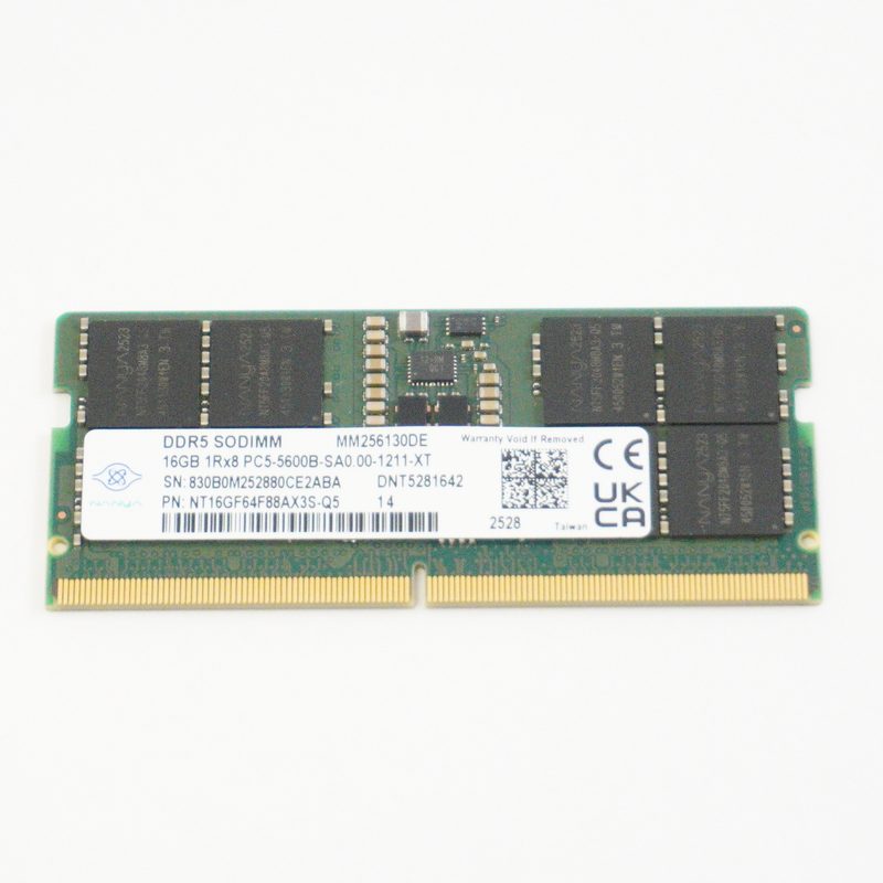 NT16GF64F88AX3S-Q5 Nanya 16GB DDR5 PC5-5600B SO-DIMM