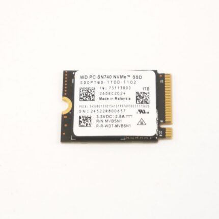 SDDPTQD-1T00-1102 Western Digital 1TB PCIe NVMe Gen4x4 M.2 2230 SSD Drive