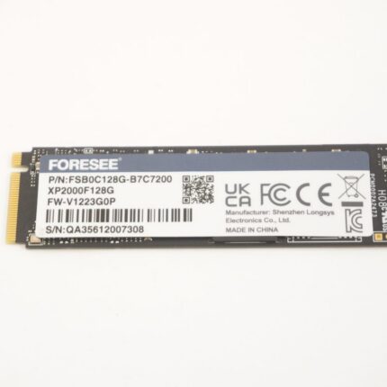 XP2000F128G FORESEE 128GB PCIe NVMe Gen4x4 M.2 2280 SSD Drive