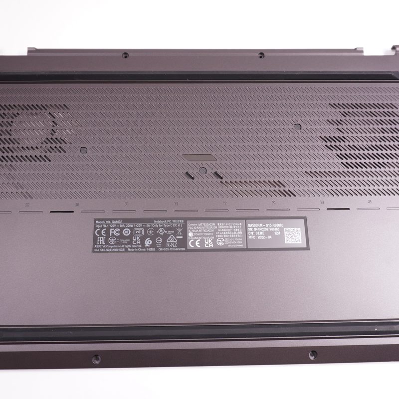 3CNJPBAJN00 Asus Bottom Base Cover Eclipse Gray GA503RM-G15.R93060