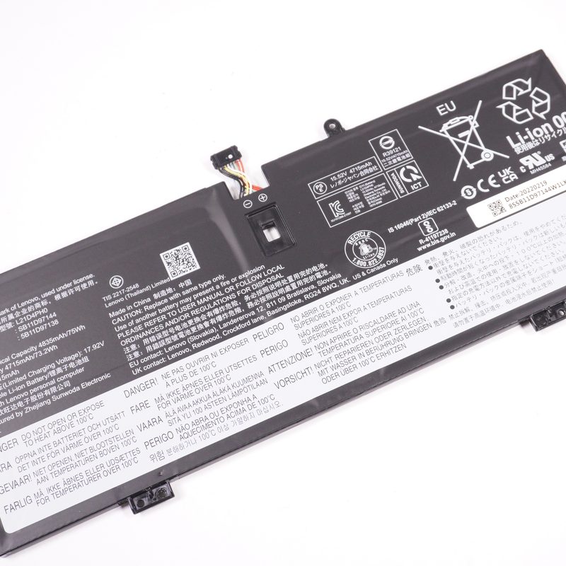 5B11D97143 Lenovo 75Wh 15.52V 4715 mAh Battery 83B1001XUS