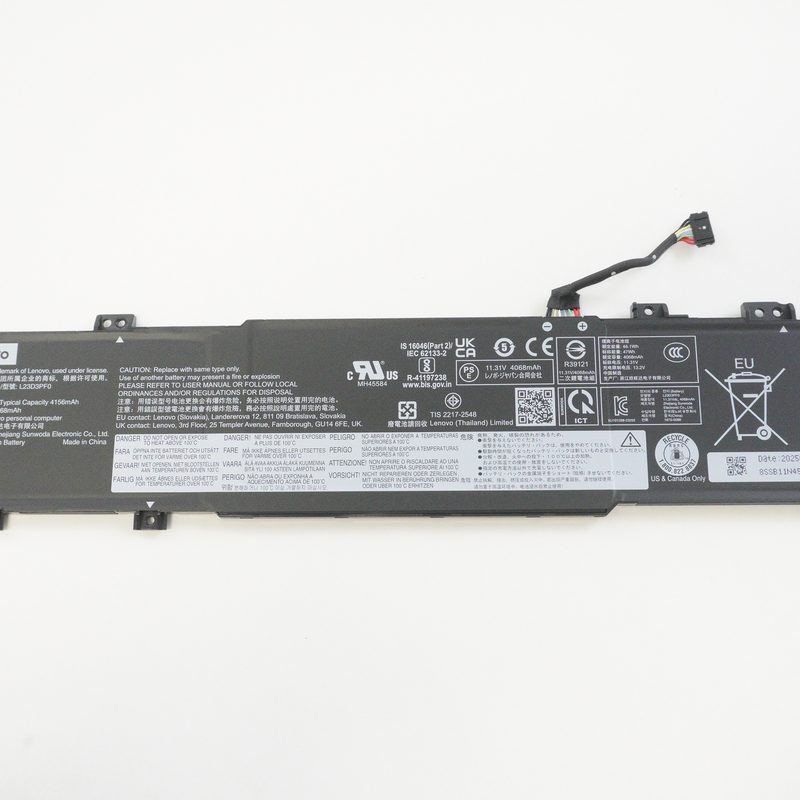 5B11K09313 Lenovo Battery ,11.31V,47Wh,3cell 82XQ012GUS IDEAPAD SLIM 3 15AMN8