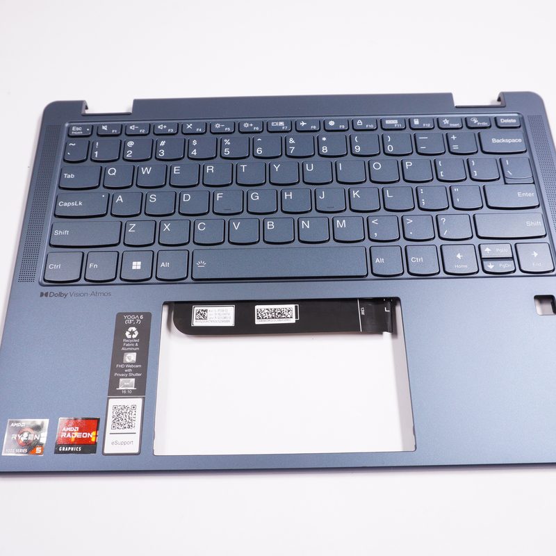 5CB1H24602 Lenovo US Palmrest Keyboard Blue 82UD0000US YOGA 6 13ALC7