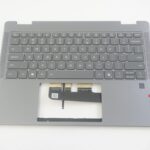 5CB1R61537 Lenovo US Palmrest Keyboard Luna Grey 83JQ Yoga 7 2-in-1 14ILL10