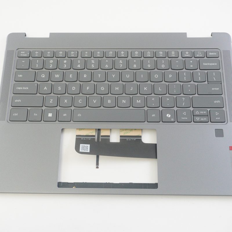 5CB1R61537 Lenovo US Palmrest Keyboard Luna Grey 83JQ Yoga 7 2-in-1 14ILL10