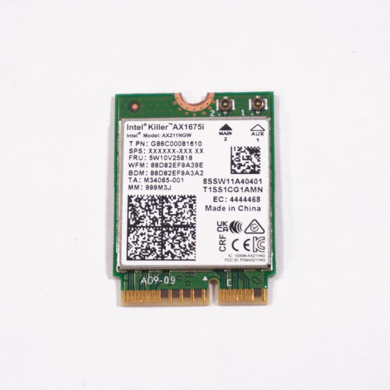 5W10V25818 Lenovo Wireless,CMB,IN,AX211 Killer 83DE0006US