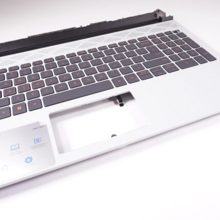 83V6X Dell US Palmrest Keyboard Phantom Grey with speckles G15RE-A386GRY-PUS