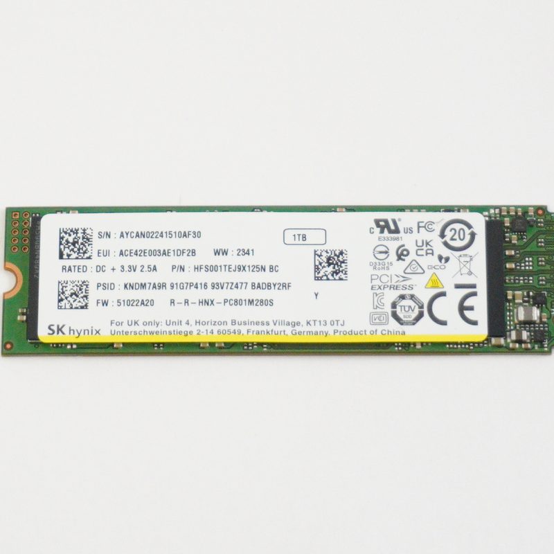 ACE42E003AE1DF2B Acer 1TB NVMe PCIe Gen4x4 M.2 2280 SSD Drive PHN16-72-99PA