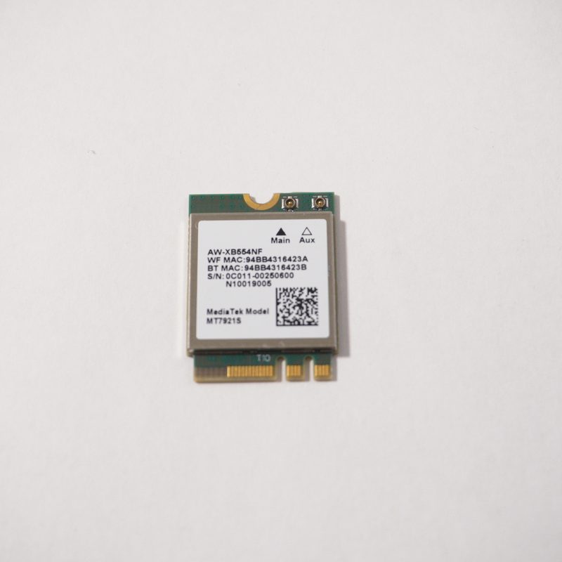 AW-XB554NF Asus Wireless Card WIFI6 AX+BT(22) M.2 2230 CM1402CM2A-M8186