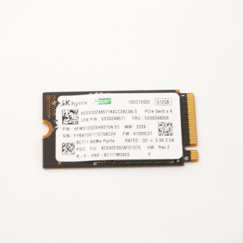 HFM512GD3HX015N  512GB NVMe PCIe Gen 3x4 M.2 2242 SSD Drive